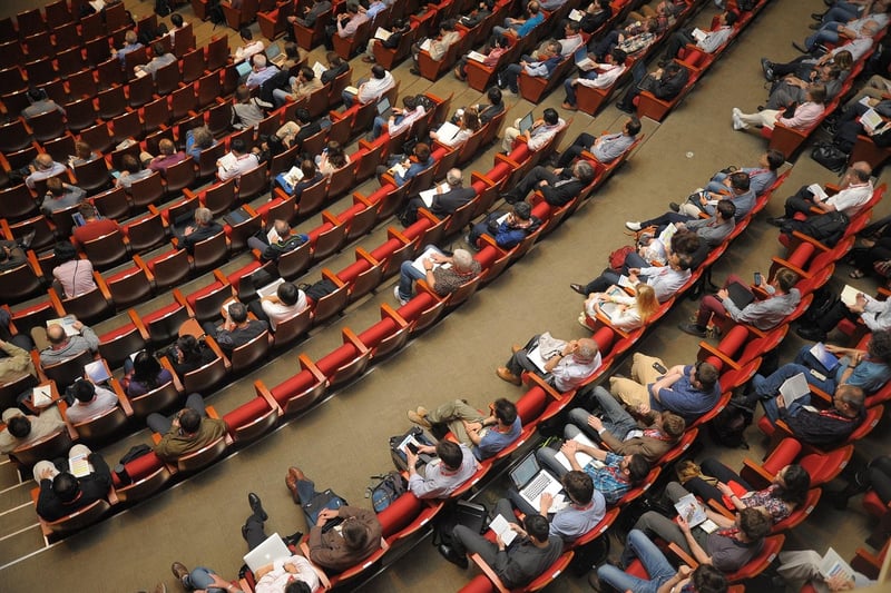 Audience at an event